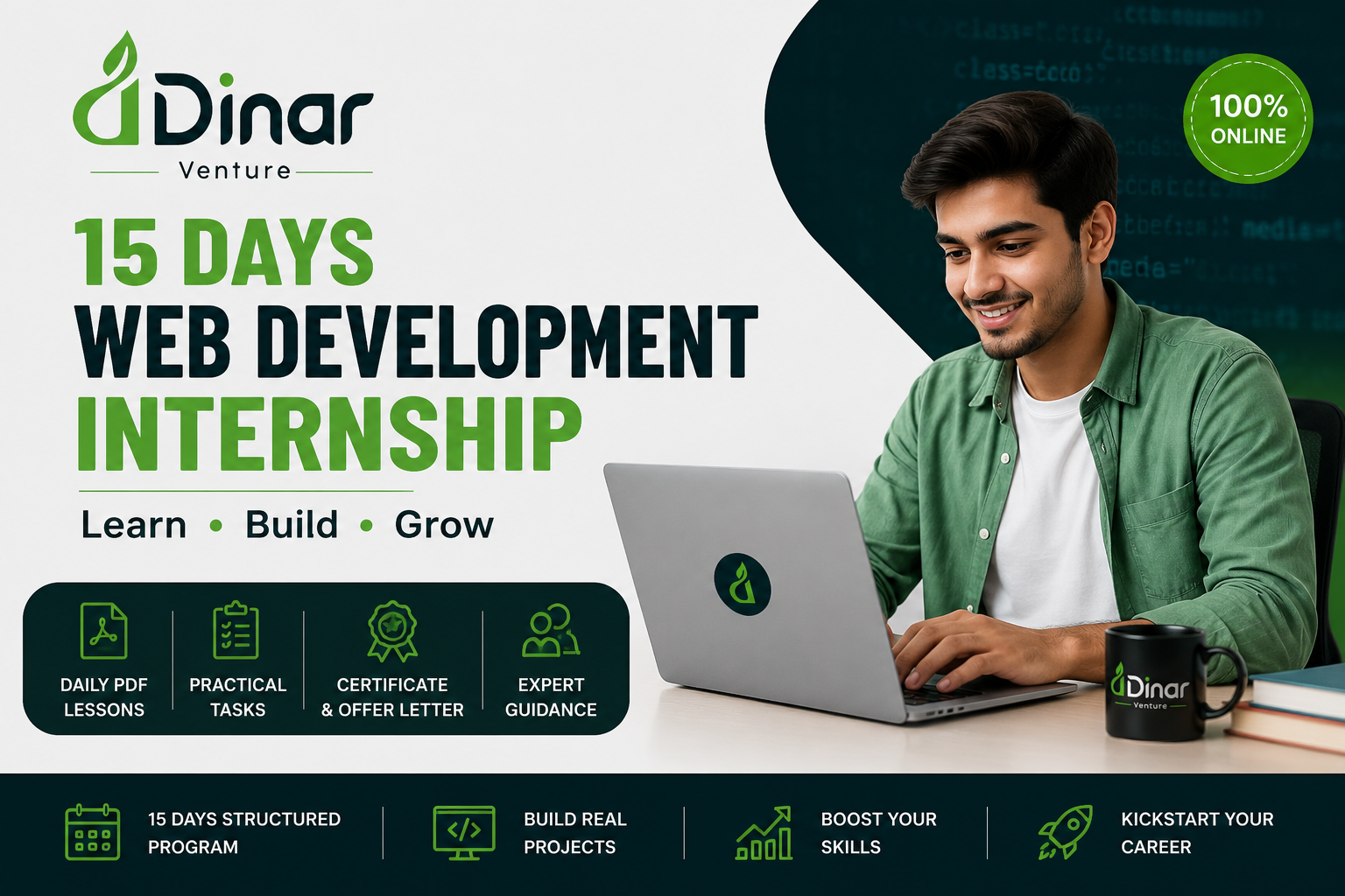 15 Days Task-Based Web Development Internship Program