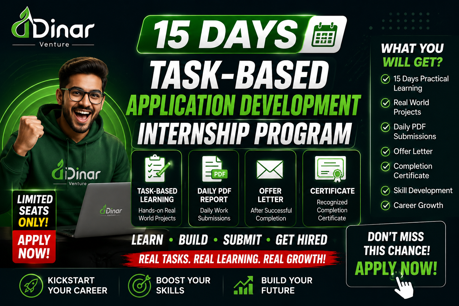 15 Days Task-Based Application Development Internship Program