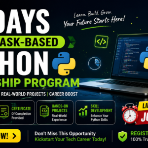 15 Days Task-Based Python Internship Program
